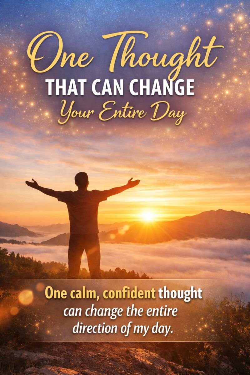Start your day with one powerful thought that shifts your mindset, boosts motivation
